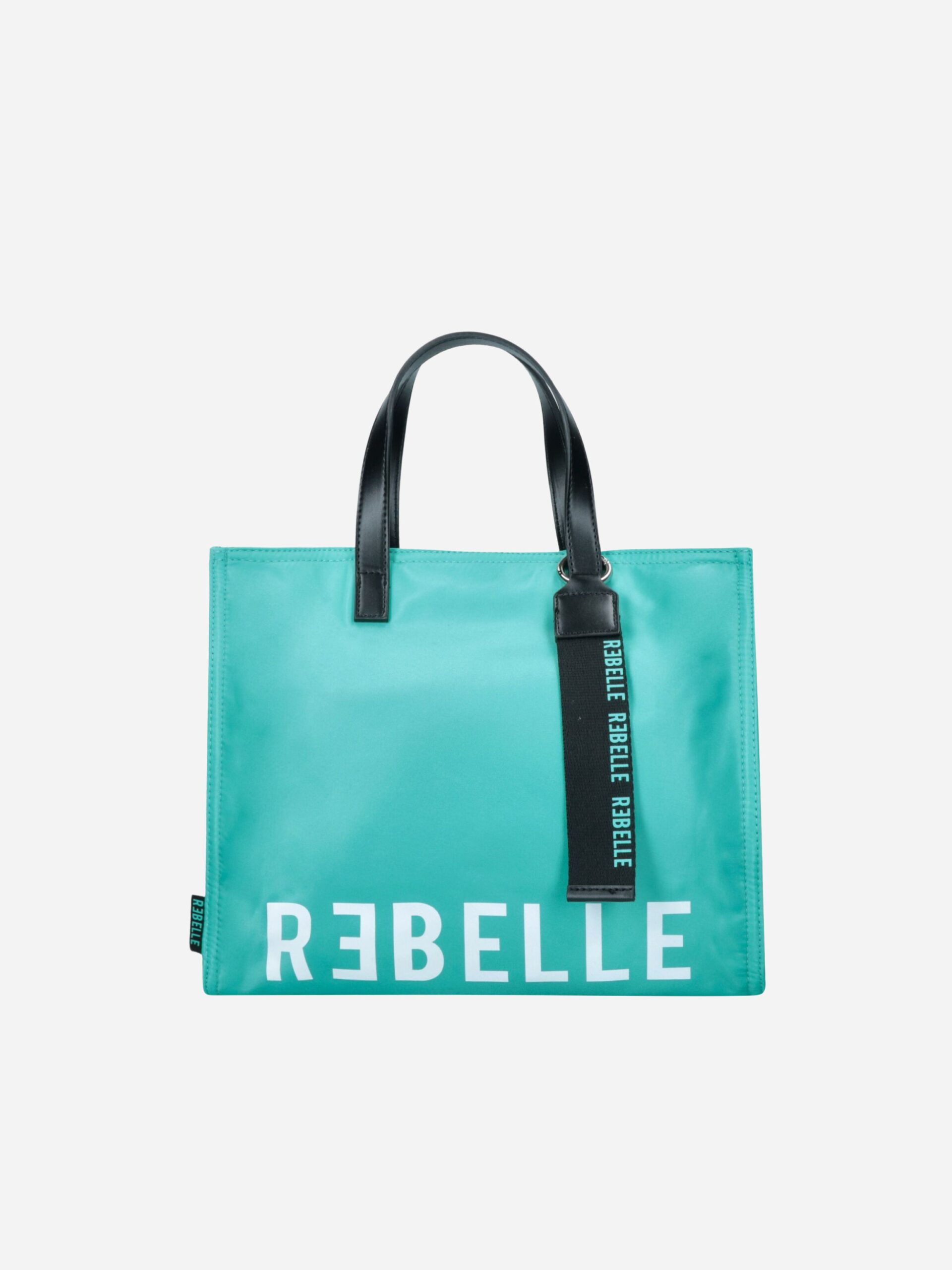 shopping bag nylon turchese fluo rebelle